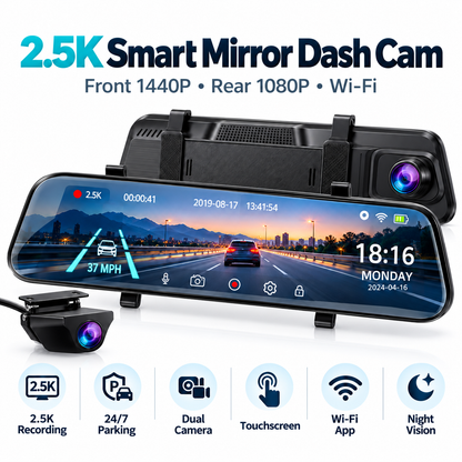 Vialume™ — Smart Mirror Dash Cam